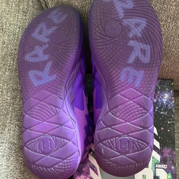 Puma Lamelo Ball Purple Basketball Sneakers - Picture 4 of 4